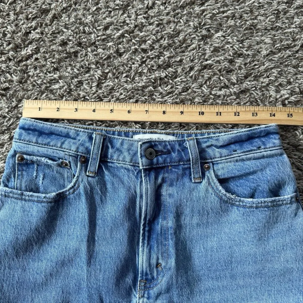 Abercrombie & Fitch Jeans Womens 28 Regular Vintage Flare High Rise Curve Love - Picture 6 of 8